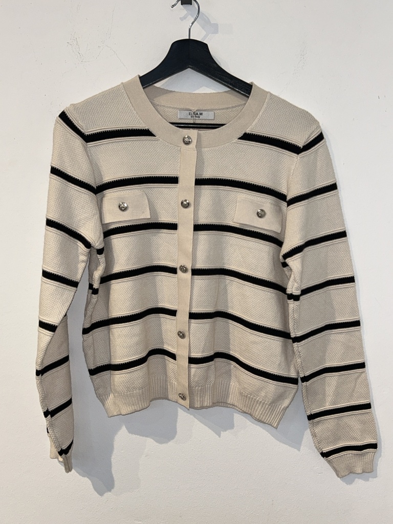 RE.Wi. 0046VMCC Pullover schwarz/creme