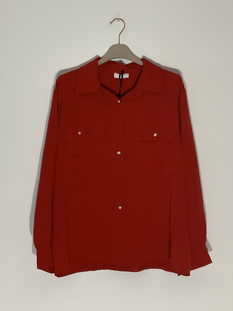 CR.LUX.1073LS Bluse rot