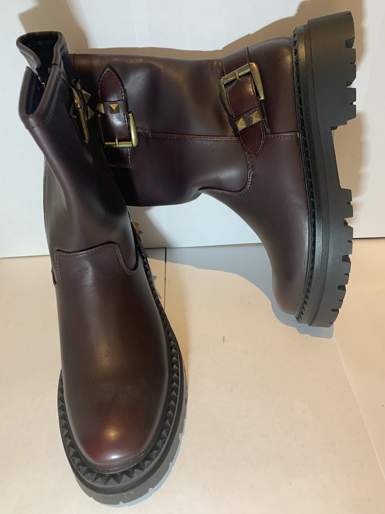 SS.Schuhe.D.Wi.63012-02AX Stiefelette brombeere