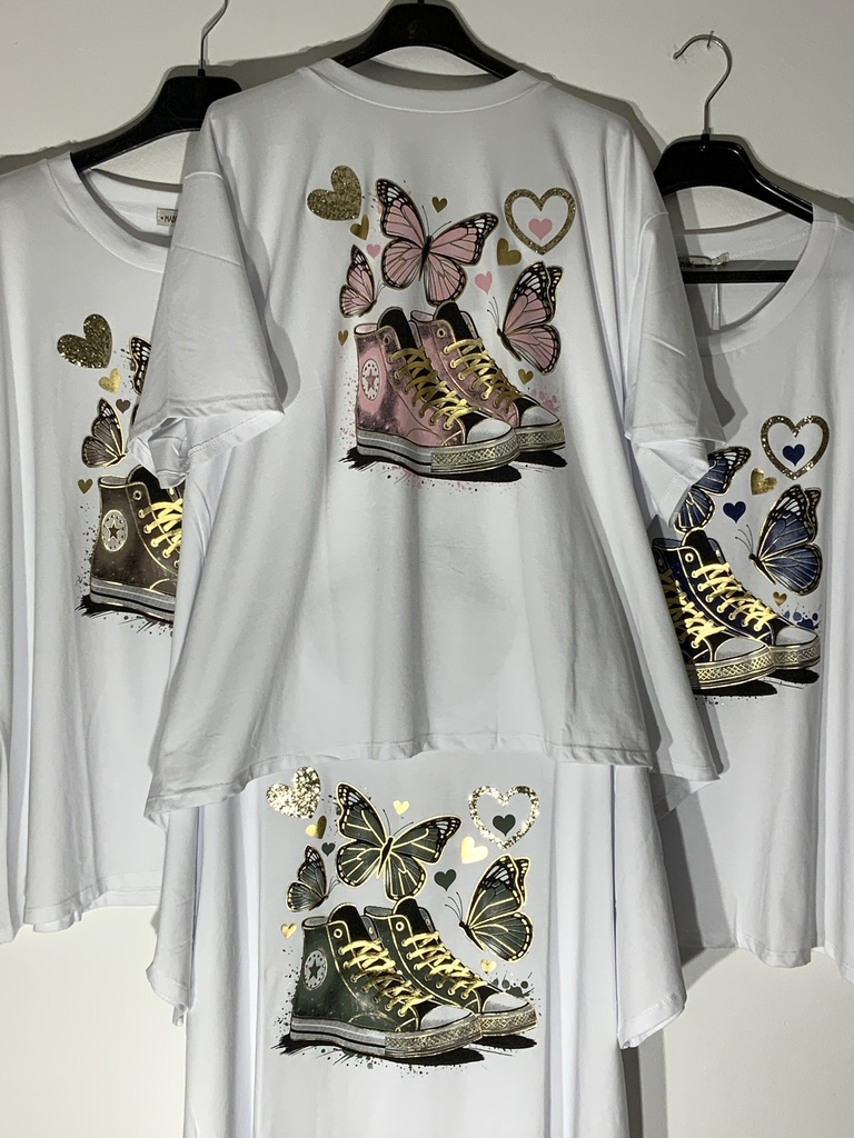 CR.BES.506221  T-Shirt Schuhe mit Schmetterling