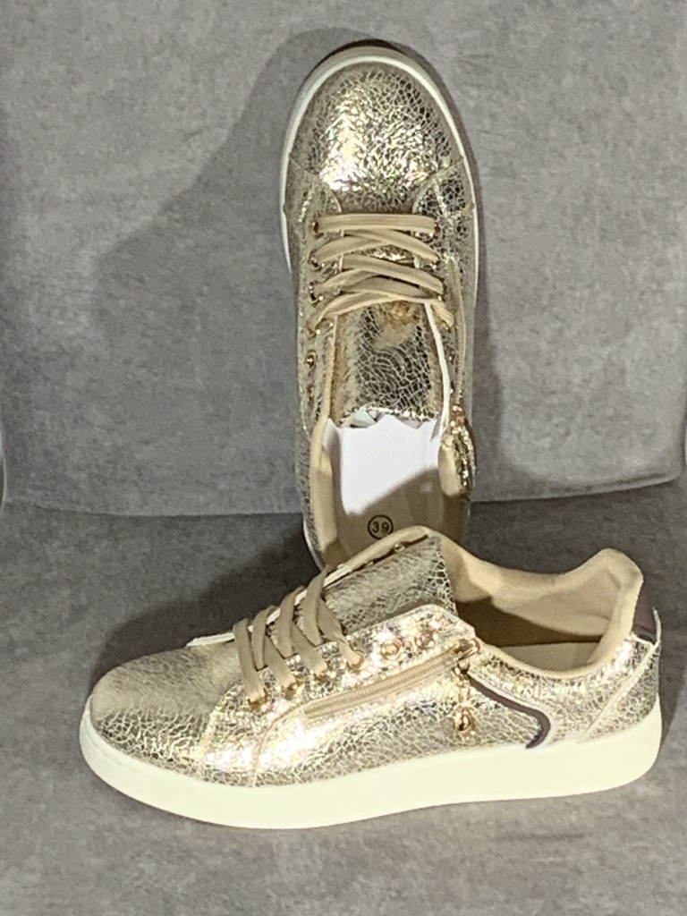 BEL.Schuhe.D.Som.YY160 Sneaker Gold/Braun