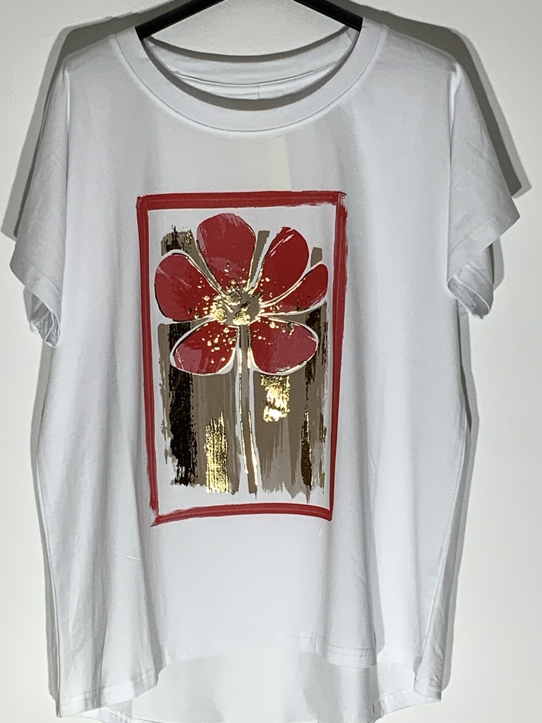 DA.MI.299JZ Belfiore T-Shirt Blume Größe 38-42