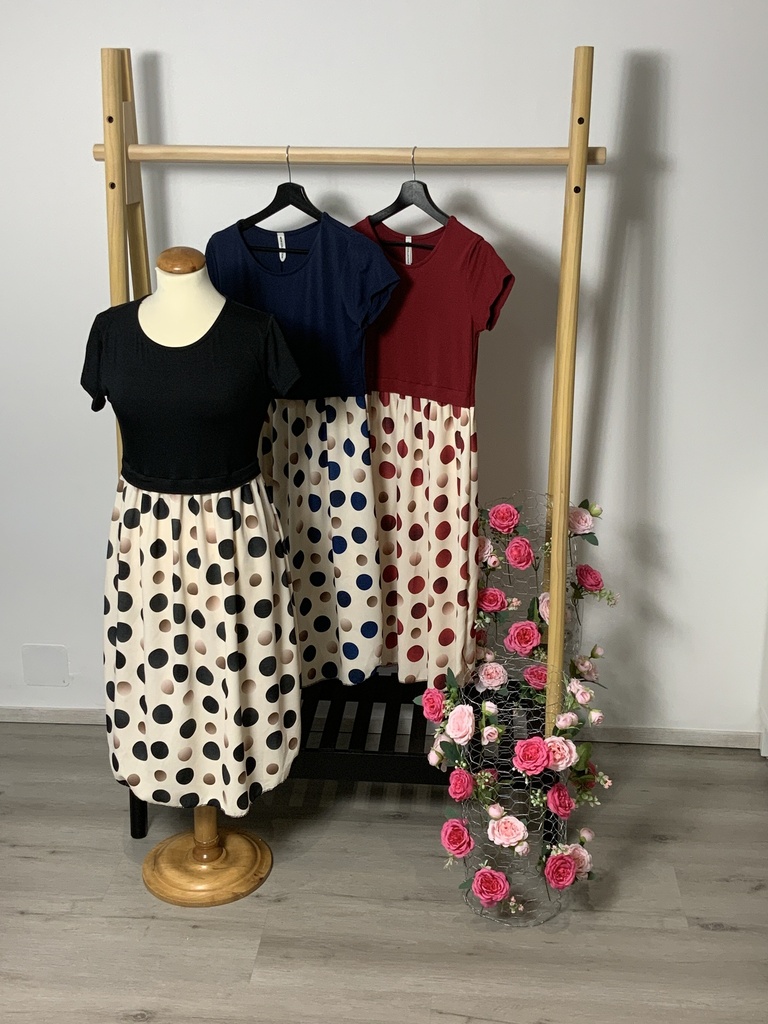 LAL.25151 Kleid kurz Größe bis 36/38