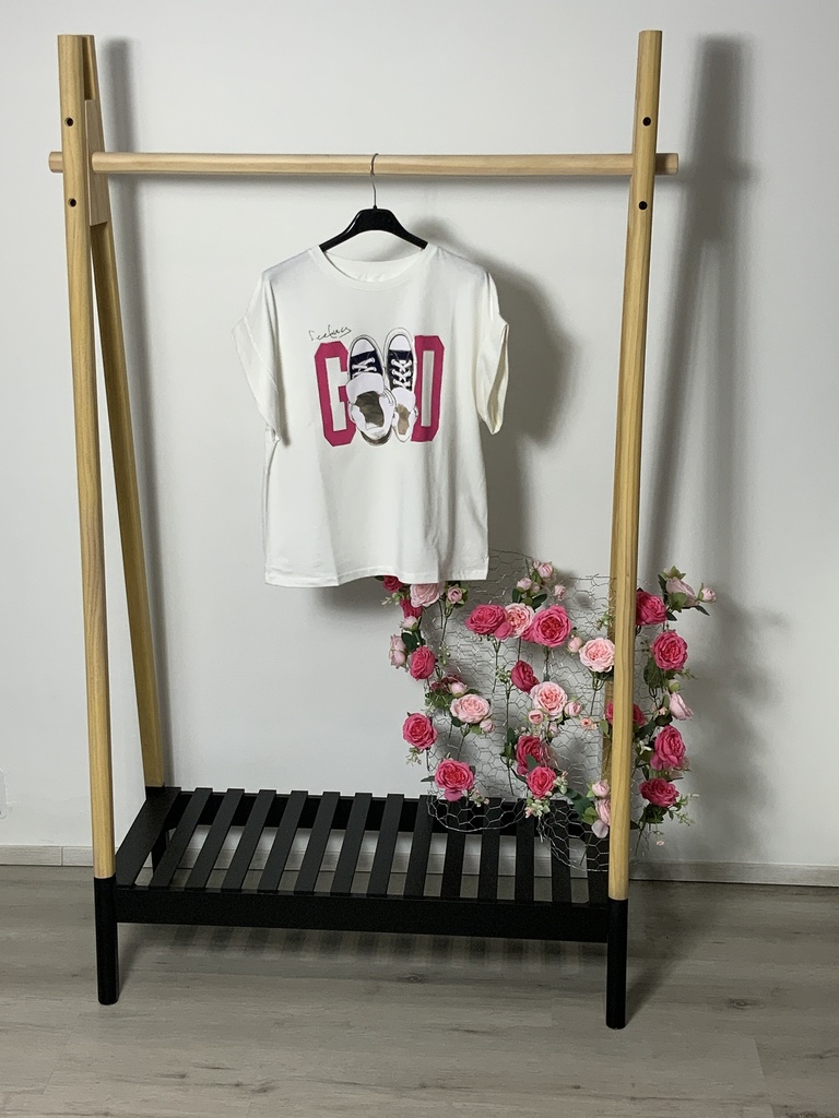 FIR. 15299 T-Shirt mit Foto Schuhe Größe bis 40