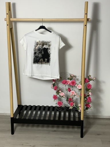 [P0001568] FIR. 16564 T-Shirt mit Foto Hund