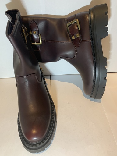 SS.Schuhe.D.Wi.63012-02AX Stiefelette brombeere