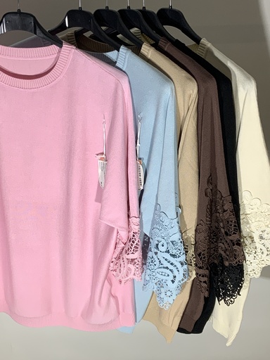CR.W5.7798 Pullover kurz Arm Größe bis 42