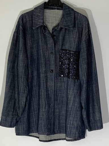 DA.KU.6193B Jeans Hemd