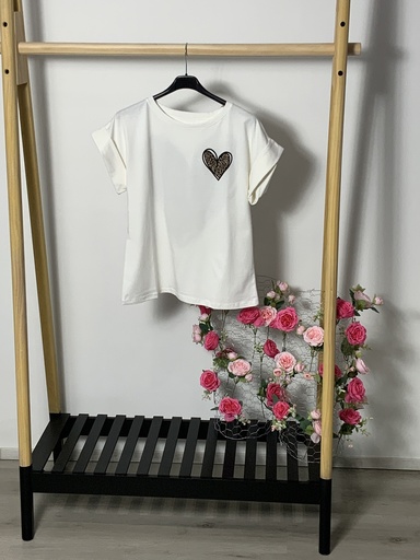 [P0008967] FIR. 17028 T-Shirt mit  Herz