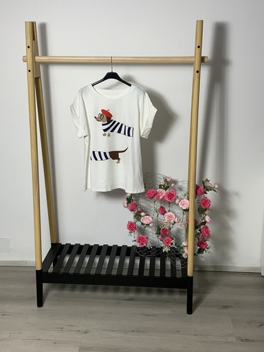 [P0008972] FIR. 17123 T-Shirt mit  Dackel