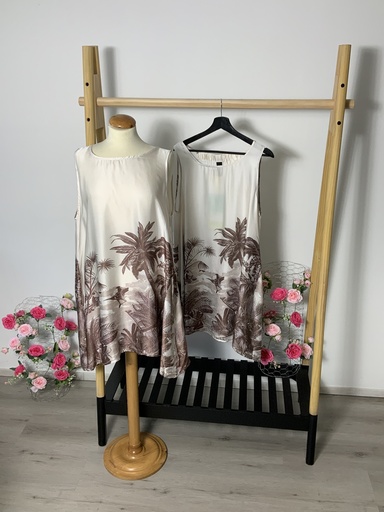 [P0009377] My. 51553L Kleid kurz braun