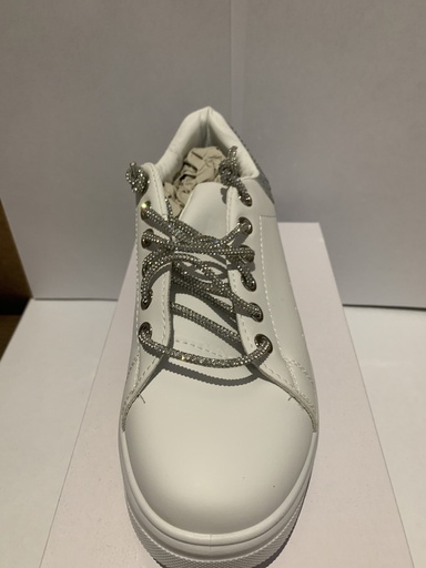 PA.MUL.Schuhe.D.56 Sneaker weiß/Glitzer